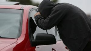 security camera car theft